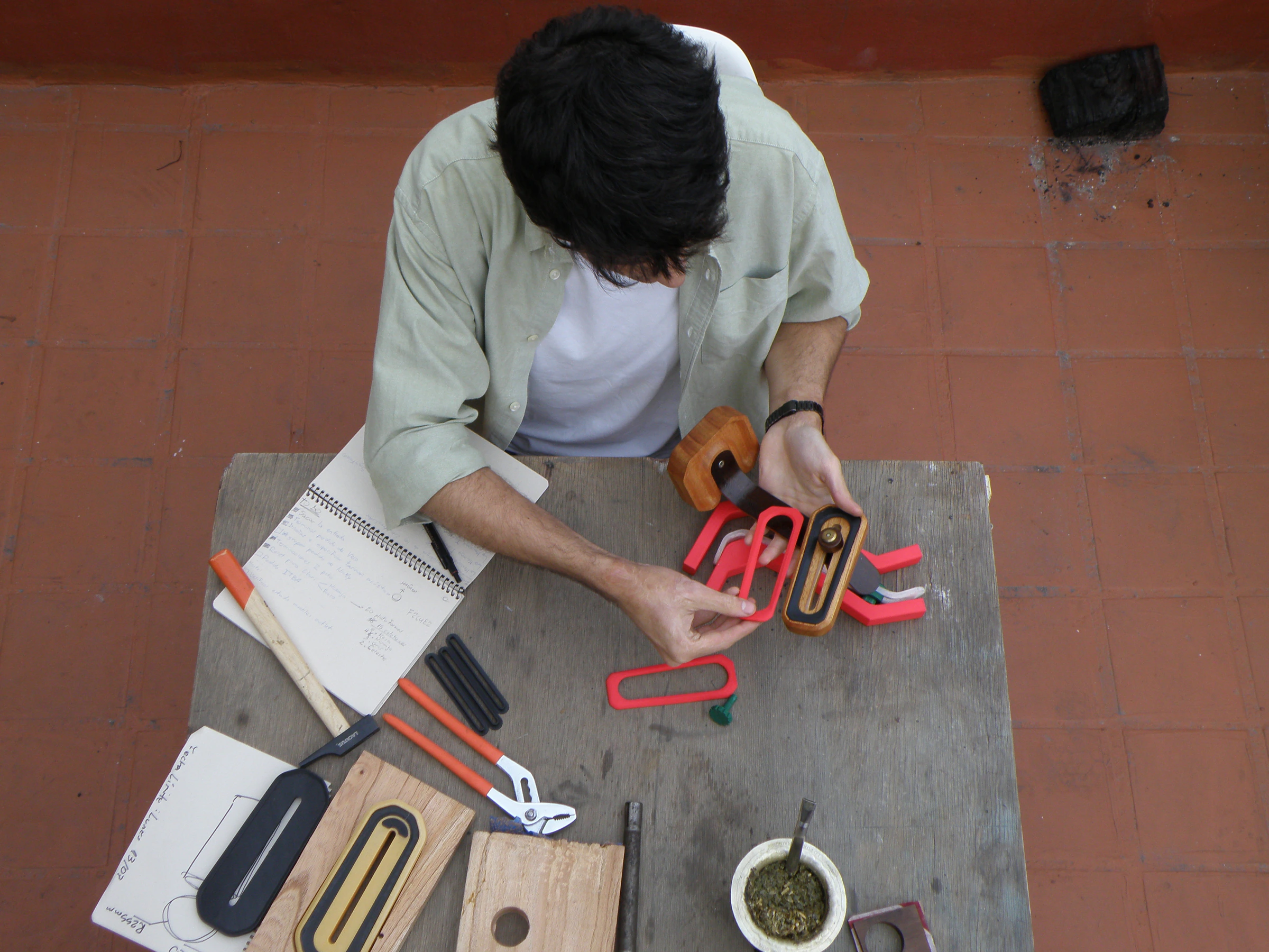 Proceso de trabajo y ajuste manual